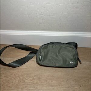 Lulu lemon Olive Green Crossbody Bag